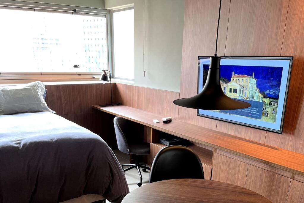 Apartamento Comfy Loft Na Rua Oscar Freire Com Garagem *